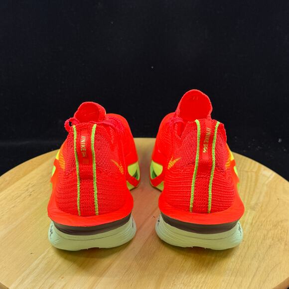 Men's 10.5 Nike Air Zoom Alphafly NEXT% 3 'Bright Crimson Lime Blast' FD8311-600 - Picture 6 of 10